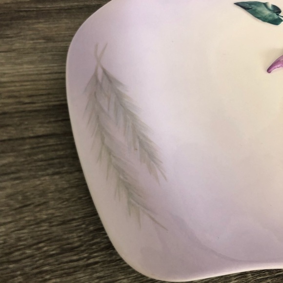 Vtg Carltonware Hand Painted Morning Glory Plate - Picture 2 of 13